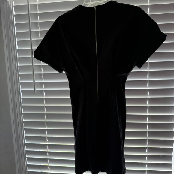 Zara Basics Black Casual Dress S NWOT - Picture 4 of 7